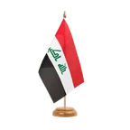 Holz Tischflagge Irak 15 x 22 cm