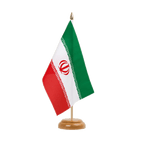 Iran Drapeau de table 15 x 22 cm, bois