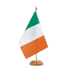 Holz Tischflagge Irland 15 x 22 cm