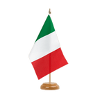 Italien Holz Tischflagge 15 x 22 cm