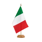 Holz Tischflagge Italien 15 x 22 cm
