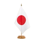 Holz Tischflagge Japan 15 x 22 cm
