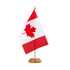 Kanada Holz Tischflagge 15 x 22 cm