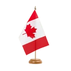 Holz Tischflagge Kanada 15 x 22 cm