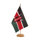 Kenya Table Flag 6x9", wooden