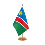 Holz Tischflagge Namibia 15 x 22 cm