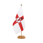 Nordirland Holz Tischflagge 15 x 22 cm