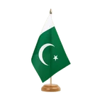 Drapeau de table Pakistan 15 x 22 cm, bois