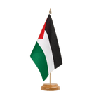Palästina Holz Tischflagge 15 x 22 cm