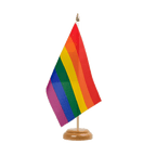 Rainbow Table Flag 6x9", wooden