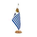 Seborga Holz Tischflagge 15 x 22 cm