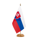 Slowakei Holz Tischflagge 15 x 22 cm