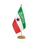 Somaliland Table Flag 6x9", wooden