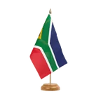 Holz Tischflagge Südafrika 15 x 22 cm