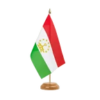 Holz Tischflagge Tadschikistan 15 x 22 cm