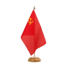 Drapeau de table URSS 15 x 22 cm, bois