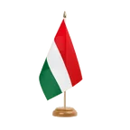 Holz Tischflagge Ungarn 15 x 22 cm