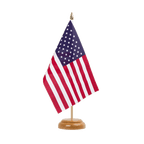 USA Table Flag 6x9", wooden