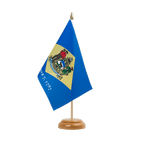 Holz Tischflagge 15 x 22 cm