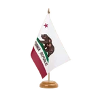 California Table Flag 6x9", wooden