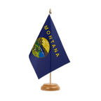 Montana Holz Tischflagge 15 x 22 cm