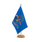 North Dakota Holz Tischflagge 15 x 22 cm