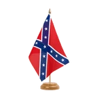 Holz Tischflagge USA Südstaaten 15 x 22 cm