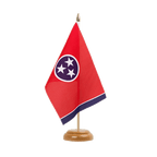 Tennessee Holz Tischflagge 15 x 22 cm
