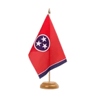 Holz Tischflagge Tennessee 15 x 22 cm