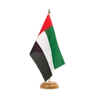 Holz Tischflagge Vereinigte Arabische Emirate 15 x 22 cm