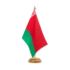 Belarus Table Flag 6x9", wooden