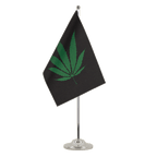 Cannabis Reggae Satin Table Flag 6x9"