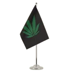 Drapeau de table Cannabis Reggae 15 x 22 cm, prestige