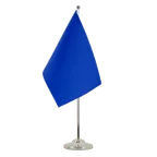 Satin Tischflagge Blaue 15 x 22 cm