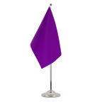 Purple Satin Table Flag 6x9"