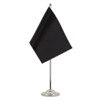 Satin Tischflagge Schwarze 15 x 22 cm