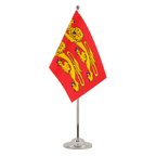 Basse Normandie Satin Tischflagge 15 x 22 cm