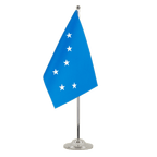Starry Plough Satin Tischflagge 15 x 22 cm