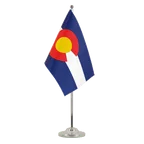 Satin Tischflagge Colorado 15 x 22 cm