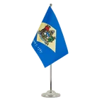 Satin Tischflagge Delaware 15 x 22 cm