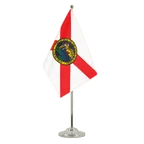 Satin Tischflagge Florida 15 x 22 cm
