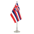Satin Tischflagge Hawaii 15 x 22 cm