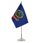 Satin Tischflagge Idaho 15 x 22 cm