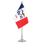 Iowa Satin Tischflagge 15 x 22 cm