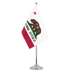 Kalifornien Satin Tischflagge 15 x 22 cm