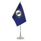 Satin Tischflagge Kentucky 15 x 22 cm