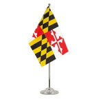 Maryland Satin Table Flag 6x9"