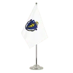 Satin Tischflagge Massachusetts 15 x 22 cm