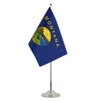 Satin Tischflagge Montana 15 x 22 cm