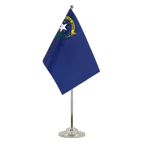 Satin Tischflagge Nevada 15 x 22 cm